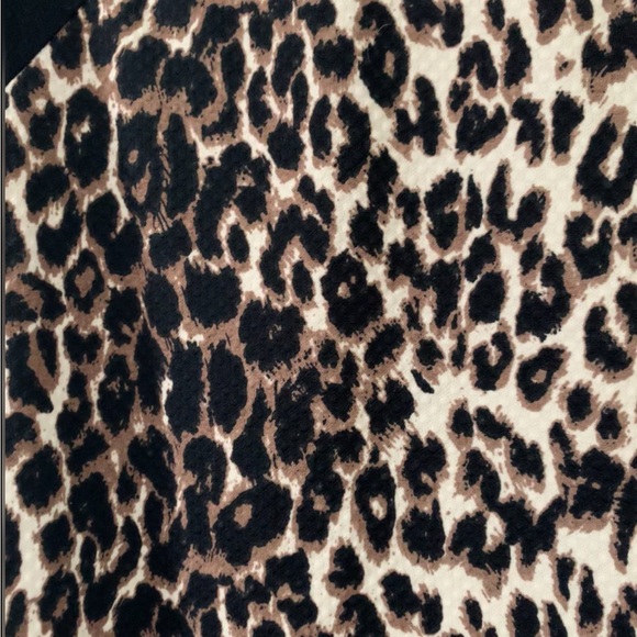 NOBO WOMENS Cheetah Print Black Baseball Top SIZE L - Picture 4 of 9